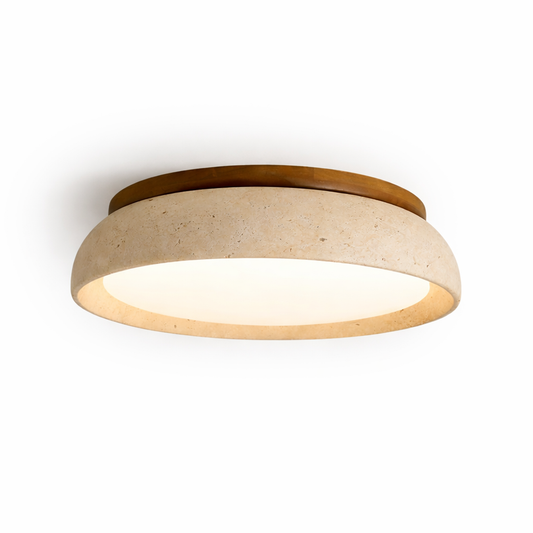 Piedra Travertine Ceiling Light
